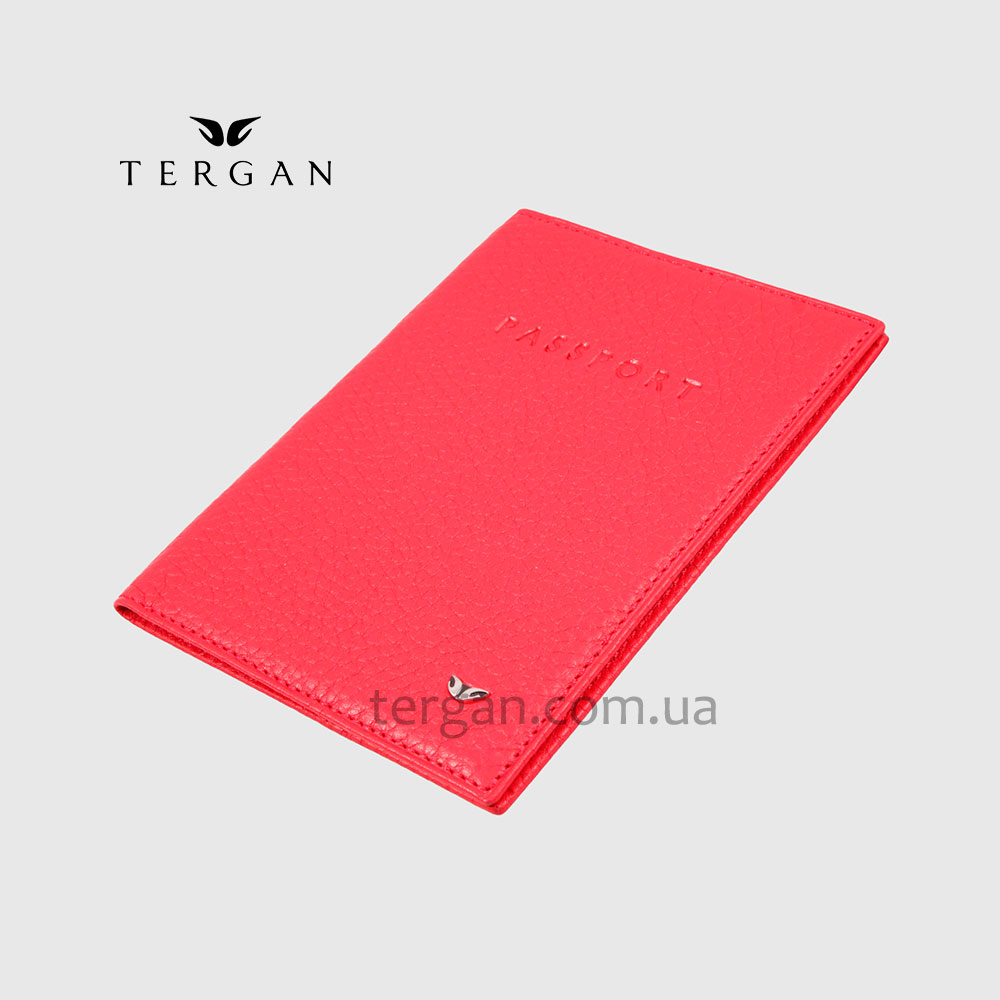 Обложка для паспорта TERGAN 1200 кожаная KIRMIZI FLOATER