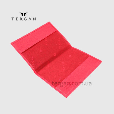 Обложка для паспорта TERGAN 1200 кожаная KIRMIZI FLOATER