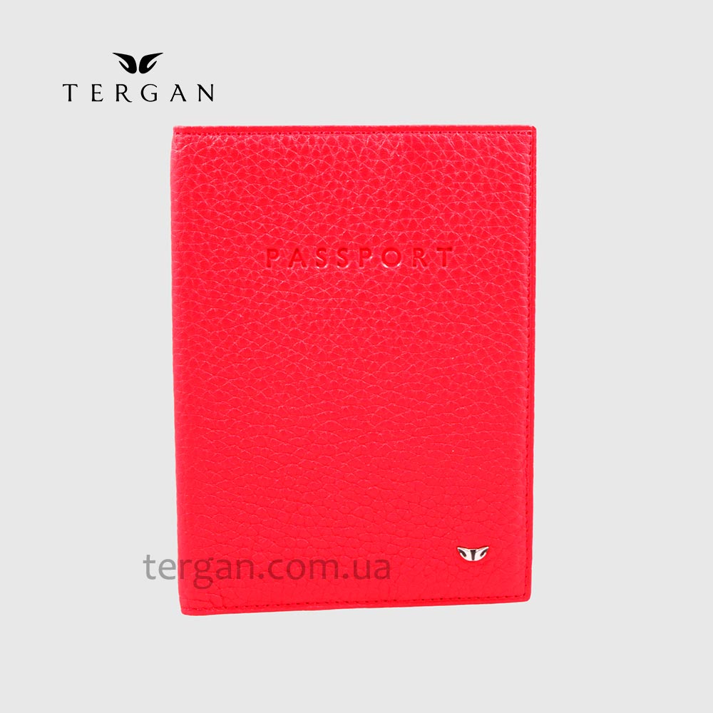 Обложка для паспорта TERGAN 1200 кожаная KIRMIZI FLOATER