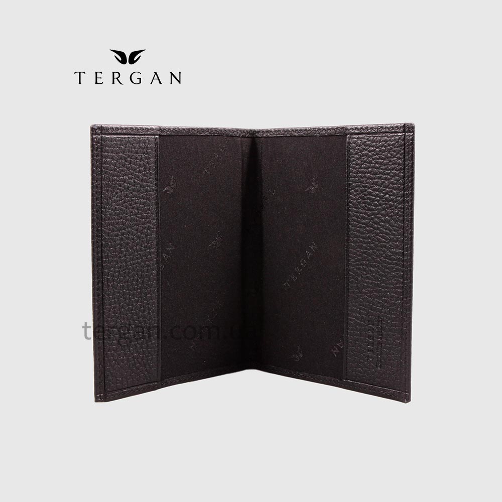 Обложка для паспорта TERGAN 1200 кожаная SIYAH FLOATER Черный