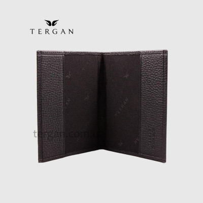 Обложка для паспорта TERGAN 1200 кожаная SIYAH FLOATER Черный