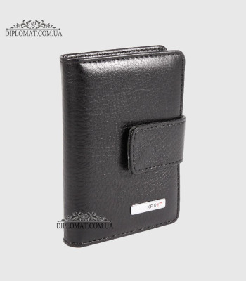 Визитницы кожаные для дисконтных карт KARYA 0014 45 Black
