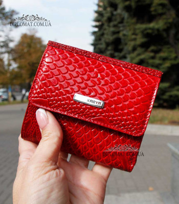 Кошелек женский KARYA 1066 019 RED Lack
