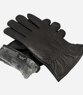 Перчатки мужские PAIDI 62-1 black ЧерныйDEER BLACK Размеры 10-12
