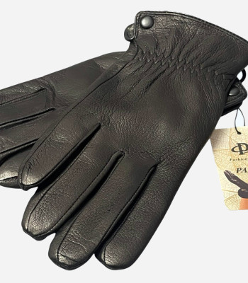 Перчатки мужские PAIDI 62-1 black ЧерныйDEER BLACK Размеры 10-12