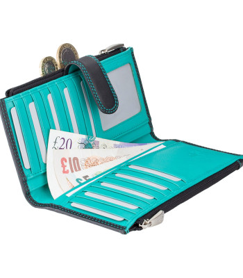 Кошелек женский VISCONTI CD23 Jade Black Aqua