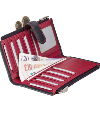 Кошелек женский VISCONTI CD23 Jade Black Red