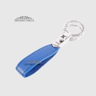 Брелок Кожаный TERGAN 0235 Два кольца SAKS MAVI FLOATER Синий Синий