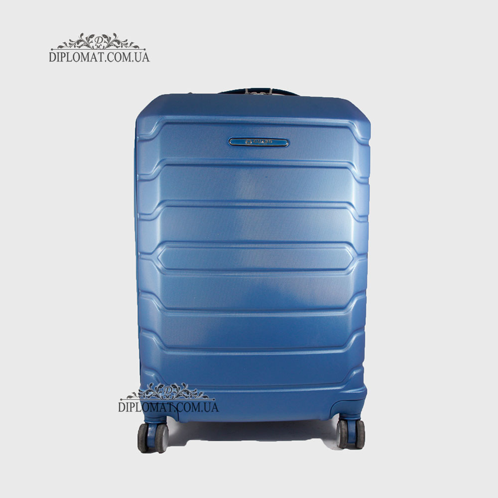 Чемодан поликарбонат на колесах GUARD 010603 Calanthe D.BLUE/Т.Синий  Размер L ( 25 x 65 x 41cm 3,41 кг)