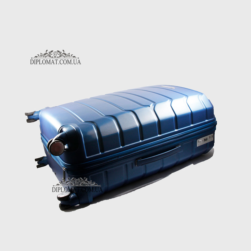 Чемодан поликарбонат на колесах GUARD 010603 Calanthe D.BLUE/Т.Синий  Размер XL ( 28 x 75 x 47 cm 4,24 кг)