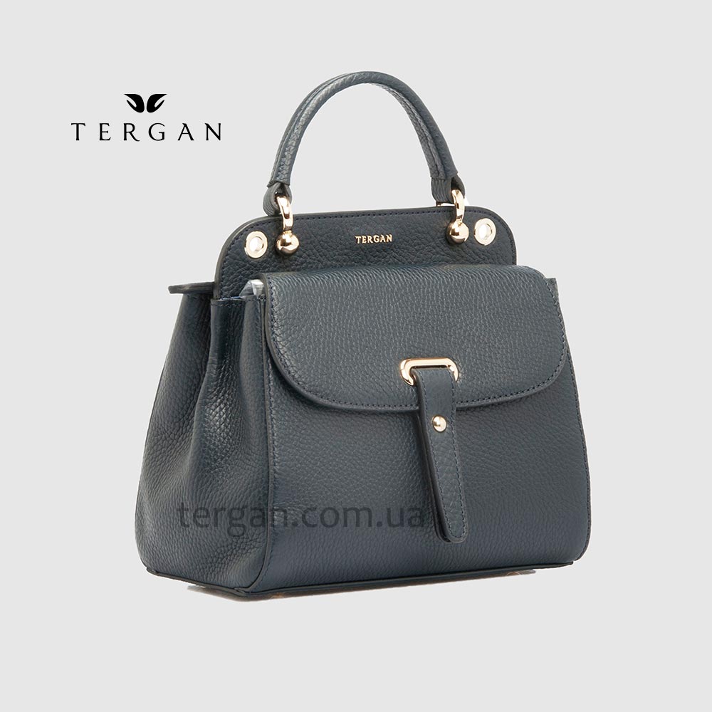 Сумка Женская Кожаная TERGAN 79349  LACIVERT FLOATER Синий