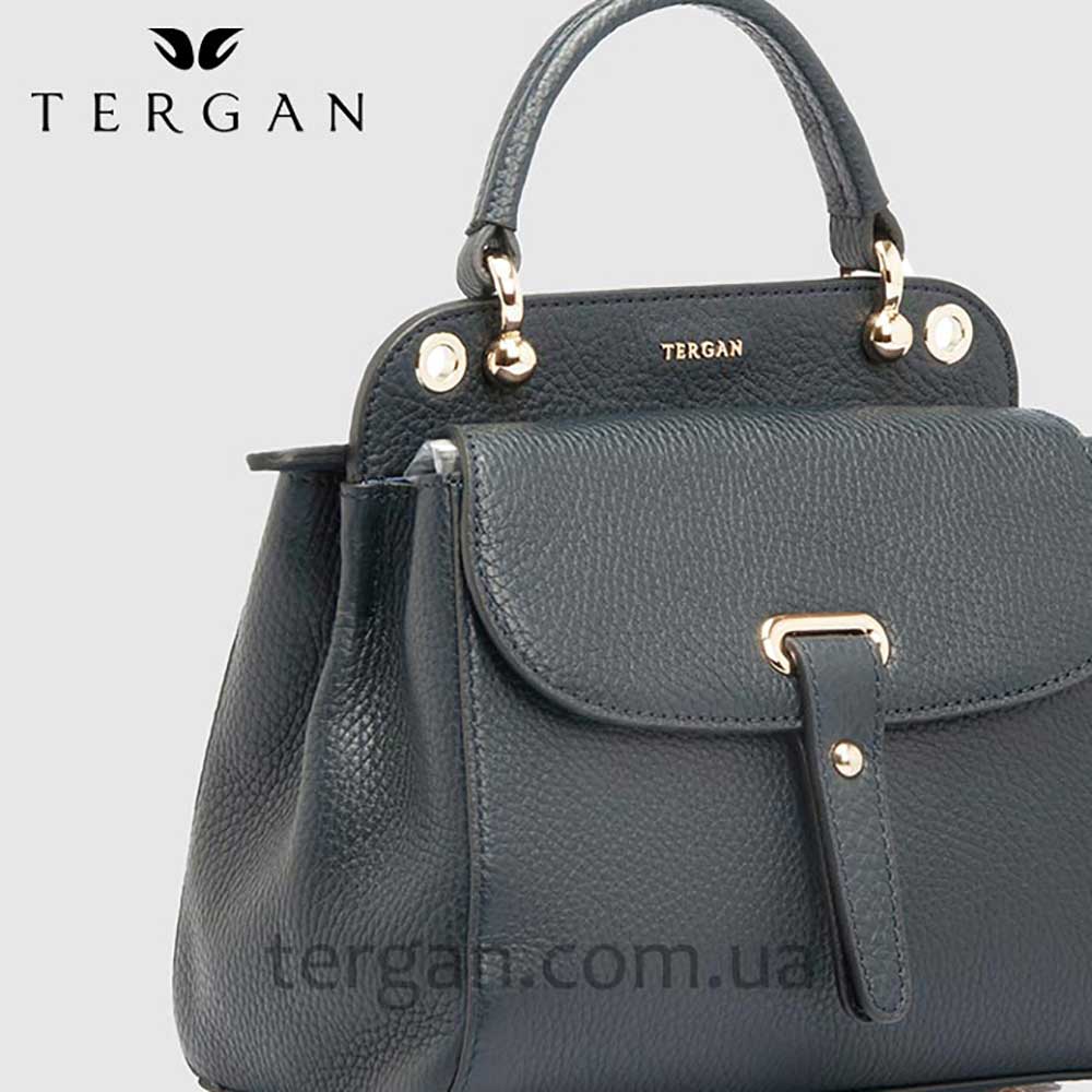 Сумка Женская Кожаная TERGAN 79349  LACIVERT FLOATER Синий