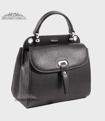 Сумка Женская Кожаная TERGAN 79349 SIYAH FLOATER NIKEL