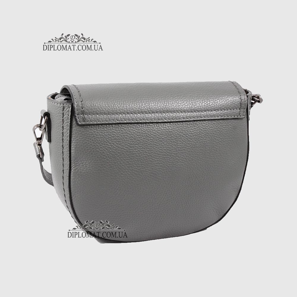Сумка Женская Кожаная EMANUELA FERRETTI 554033  GREY floater Серый