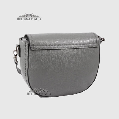 Сумка Женская Кожаная EMANUELA FERRETTI 554033  GREY floater Серый