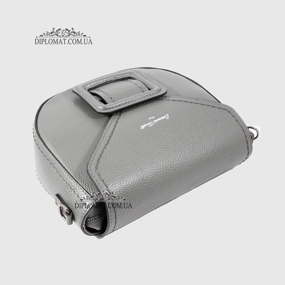 Сумка Женская Кожаная EMANUELA FERRETTI 554033  GREY floater Серый