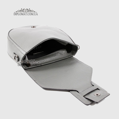 Сумка Женская Кожаная EMANUELA FERRETTI 554033  GREY floater Серый