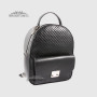 Рюкзак женский VALIENTE 1055 с одним накладным карманомSHANTAL Black PRADA Black