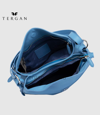 Сумка Женская Кожаная TERGAN 79450 MAVI FLOATER