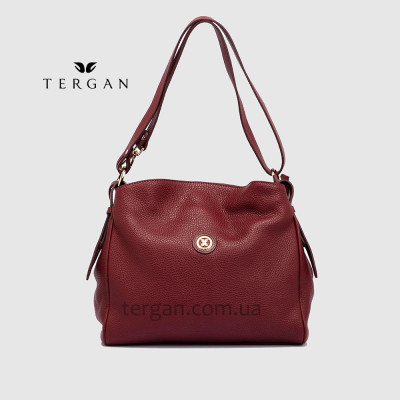 Сумка Женская Кожаная TERGAN 79450  BORDO FLOATER Красный