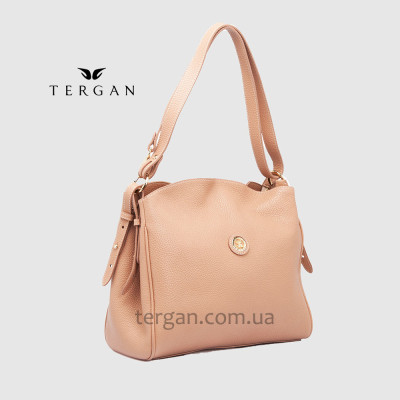 Сумка Женская Кожаная TERGAN 79450  NUDE FLOATER Пудра