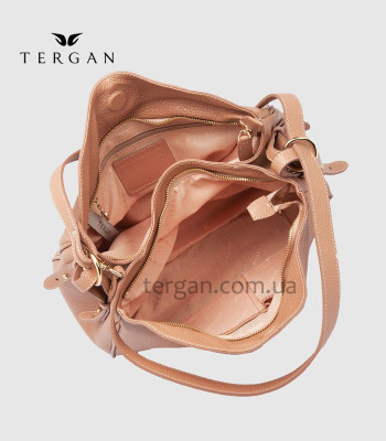 Сумка Женская Кожаная TERGAN 79450 NUDE FLOATER
