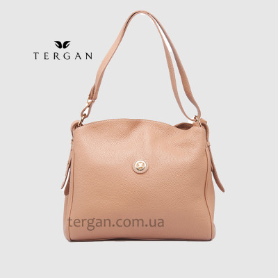 Сумка Женская Кожаная TERGAN 79450  NUDE FLOATER Пудра
