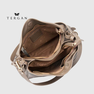 Сумка Женская Кожаная TERGAN 79450  KUM FLOATER Бежевый