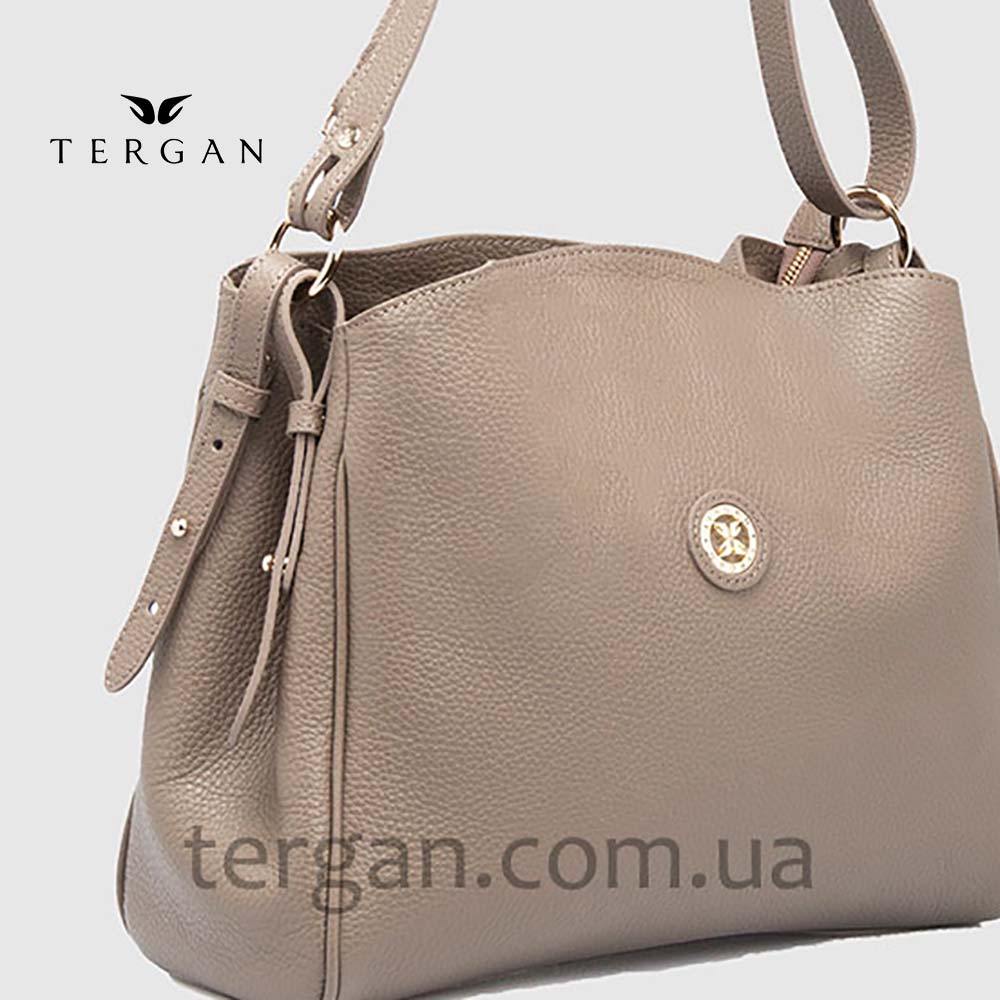 Сумка Женская Кожаная TERGAN 79450  KUM FLOATER Бежевый