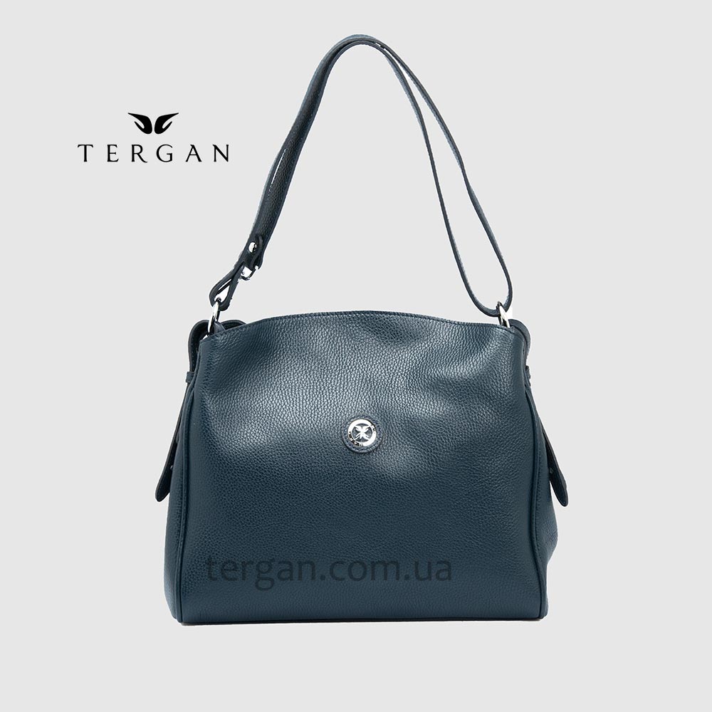 Сумка Женская Кожаная TERGAN 79450  LACIVERT FLOATER Синий
