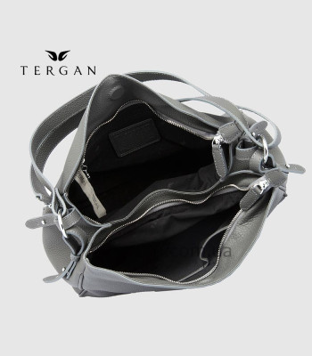 Сумка Женская Кожаная TERGAN 79450 GRI FLOATER
