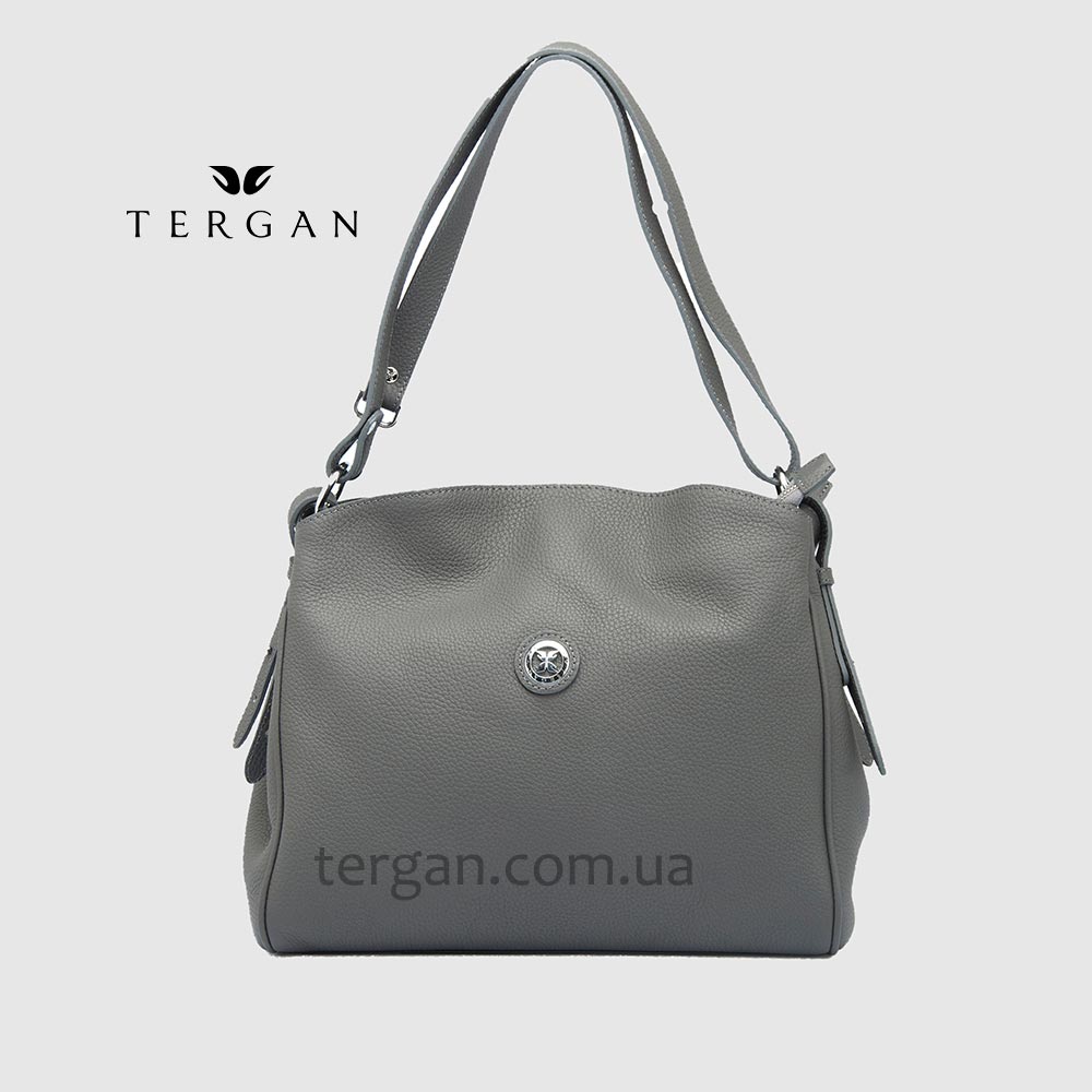 Сумка Женская Кожаная TERGAN 79450  GRI FLOATER Чр