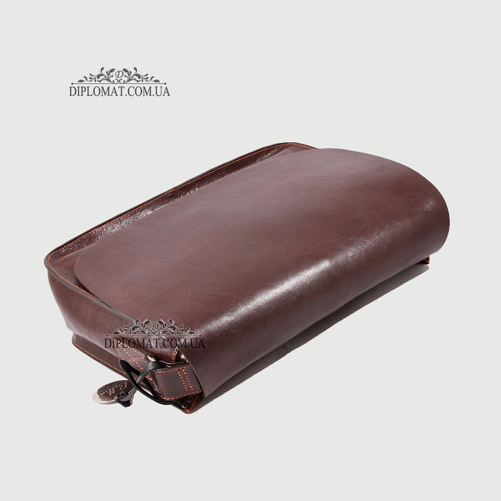 Сумка Мессенджер Кожаная Через плечо BELLINI Capalbio 62  DARK BROWN vegetal Коричневый