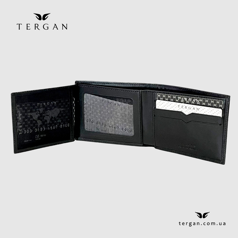 Портмоне мужское TERGAN 1228 Кожаное  SIYAH RUSTIC