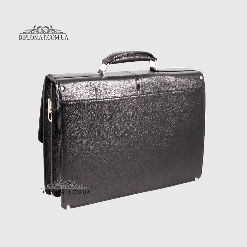 Портфель мужской Классический Кожаный GUARD 1505  SIYAH FLOATER Черный Черный