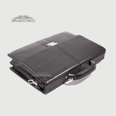 Портфель мужской Классический Кожаный GUARD 1505  SIYAH FLOATER Черный Черный