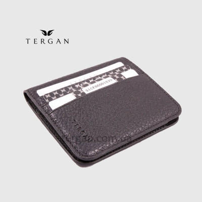 Зажим для денег TERGAN 1639 На магните с 6 отделениями для карточек SIYAH FLOATER Черный Черный