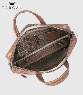 Сумка для ноутбука документов А4 TERGAN 21140 Кожаная с ремнем через плечоTABA FLOATER