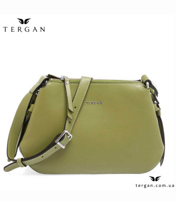 Сумка Женская Кожаная TERGAN 79925 Крос боди YESIL ARSEL