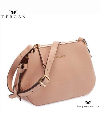 Сумка Женская Кожаная TERGAN 79925 Крос боди NUDE ARSEL