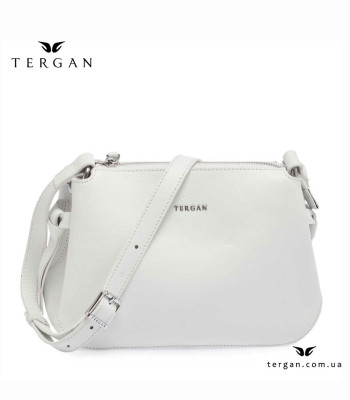 Сумка Женская Кожаная TERGAN 79925 Крос боди BEYAZ ARSEL